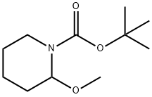 1-Boc-2-메톡시피페리딘 구조식 이미지