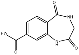 8-CARBOXYLIC-3H-1,4-BENZODIAZEPIN-2,5-(1H,4H)-DIONE 구조식 이미지