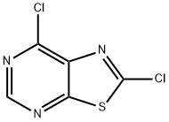 2,7-디클로로티아졸로[5,4-D]피리미딘 구조식 이미지