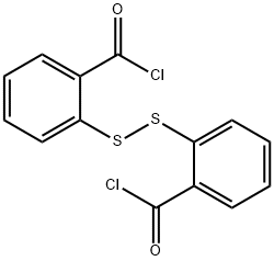 2,2'-dithiodibenzoyl chloride Structure