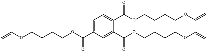 TRIS(4-(VINYLOXY)BUTYL) TRIMELLITATE 구조식 이미지