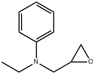 N-(2,3-에폭시프로필)-N-에틸아닐린 구조식 이미지