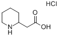 PIPERIDIN-2-YL-ACETIC ACID HYDROCHLORIDE Structure