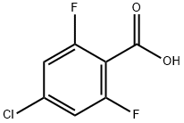 4-Хлор-2 ,6-дифторбензойной кислоты структурированное изображение