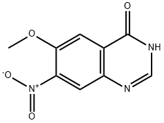 4(3H)-Quinazolinone, 6-Methoxy-7-nitro- Structure