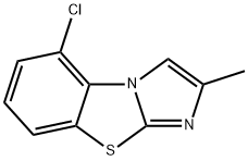 5-CHLORO-2-메틸이미다조[2,1-B]벤조티아졸 구조식 이미지