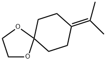 8-Isopropylidene-1,4-dioxa-spiro[4.5]decane Structure