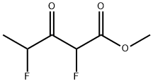 Pentanoic  acid,  2,4-difluoro-3-oxo-,  methyl  ester Structure
