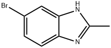 5-브로모-2-메틸-1H-벤즈이미다졸 구조식 이미지