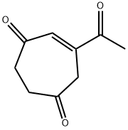 5-Cycloheptene-1,4-dione, 6-acetyl- (9CI) Structure