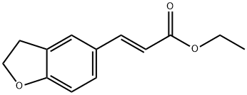 에틸3-(2,3-디히드로벤조푸란-5-일)프로페노에이트 구조식 이미지