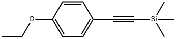 실란,[(4-에톡시페닐)에티닐]트리메틸-(9CI) 구조식 이미지