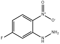 5-FLUORO-2-NITRO-PHENYL-HYDRAZINE Structure