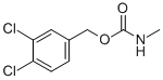 3,4-dichlorobenzyl methylcarbamate  Structure