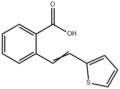 2-(b-(2-Thienyl)vinyl)benzoicacid 구조식 이미지