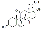 5-PREGNENE-3BETA, 17ALPHA, 20BETA-TRIOL-11-ONE) Structure