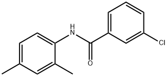 3-클로로-N-(2,4-디메틸페닐)벤자미드 구조식 이미지