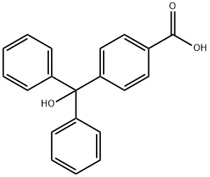 4-(DIPHENYLHYDROXYMETHYL)BENZOIC ACID Structure