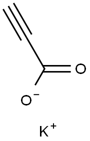 칼륨2-프로피노에이트 구조식 이미지