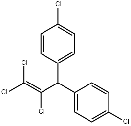 1-Propene, 3,3-bis(p-chlorophenyl)-1,1,2-trichloro- Structure