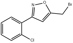 5-브로모메틸-3-(2-클로로-페닐)-이속사졸 구조식 이미지