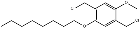 2 5-BIS(CHLOROMETHYL)-1-METHOXY-4-OCTYL& Structure