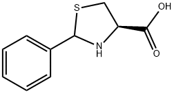 R-2-페닐-티아졸리딘-4-카르복실산 구조식 이미지