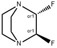 1,4-Diazabicyclo[2.2.2]octane,2,3-difluoro-,trans-(9CI) Structure