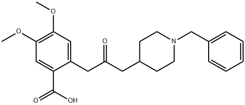 197010-25-6 2-(3-(1-Benzylpiperidin-4-yl)-2-oxopropyl)-4,5-diMethoxybenzoic Acid
(Donepezil IMpurity)