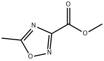 METHYL 5-METHYL-1,2,4-OXADIAZOLE-3-CARBOXYLATE Structure