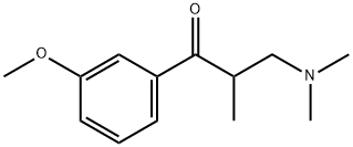3-(Dimethylamino)-1-(3-methoxyphenyl)-2-methyl-1-propanone Structure