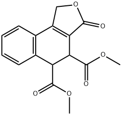 1,3,4,5-테트라히드로-3-옥소나프토[1,2-c]푸란-4,5-디카르복실산디메틸에스테르 구조식 이미지