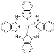 GALLIUM(III)-PHTHALOCYANINE CHLORIDE 구조식 이미지