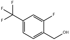 2-FLUORO-4-(TRIFLUOROMETHYL)BENZYL ALCOHOL 구조식 이미지