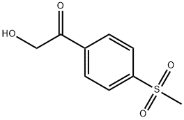 2-Hydroxy-1-[4-(methylsulphonyl)phenyl]ethan-1-one Structure