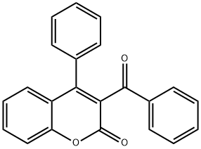 3-Benzoyl-4-phenylcoumarin Structure