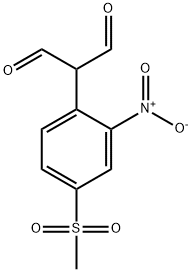 2-(4-METHYLSULPHONYL-2-NITROPHENYL)MALONDIALDEHYDE, 95 구조식 이미지