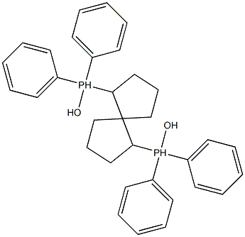 1S,5S,6S-(-)-1,6-BIS(DIPHENYLPHOSPHINOXY)SPIRO[4.4]NONANE Structure