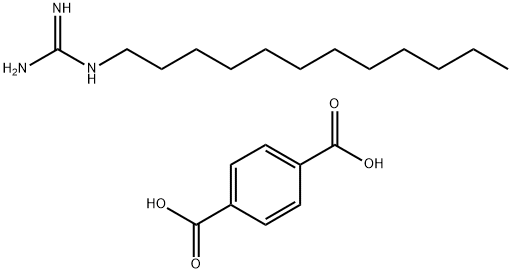 N-Dodecylguanidine terephthalate Structure