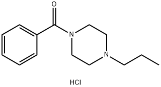 phenyl-(4-propylpiperazin-1-yl)methanone hydrochloride Structure