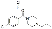 (4-클로로페닐)-(4-프로필피페라진-1-일)메타논염산염 구조식 이미지