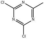 2,4-디클로로-6-메틸-1,3,5-트리아진 구조식 이미지