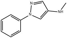 4-(Methylamino)-1-phenylpyrazole Structure