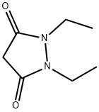 3,5-피라졸리딘디온,1,2-디에틸- 구조식 이미지
