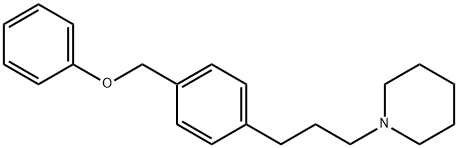 Piperidine, 1-(3-(p-phenoxymethylphenyl)propyl)- Structure