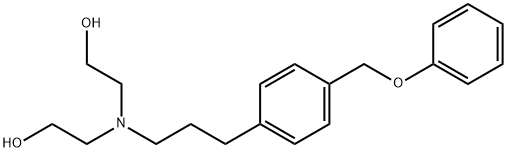 2,2'-[[3-(4-Phenoxymethylphenyl)propyl]imino]diethanol Structure