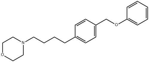 4-[4-[4-(phenoxymethyl)phenyl]butyl]morpholine Structure