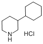 3-CYCLOHEXYLPIPERIDINE HYDROCHLORIDE Structure
