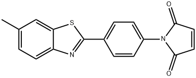 1-[4-(6-METHYL-BENZOTHIAZOL-2-YL)-PHENYL]-PYRROLE-2,5-DIONE Structure