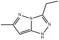 1H-Pyrazolo[5,1-c]-1,2,4-triazole,  3-ethyl-6-methyl- Structure